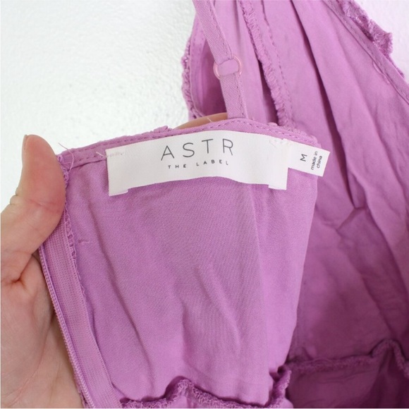 Aster Lace A-Line Midi Dress Orchid Size M - Picture 7 of 8